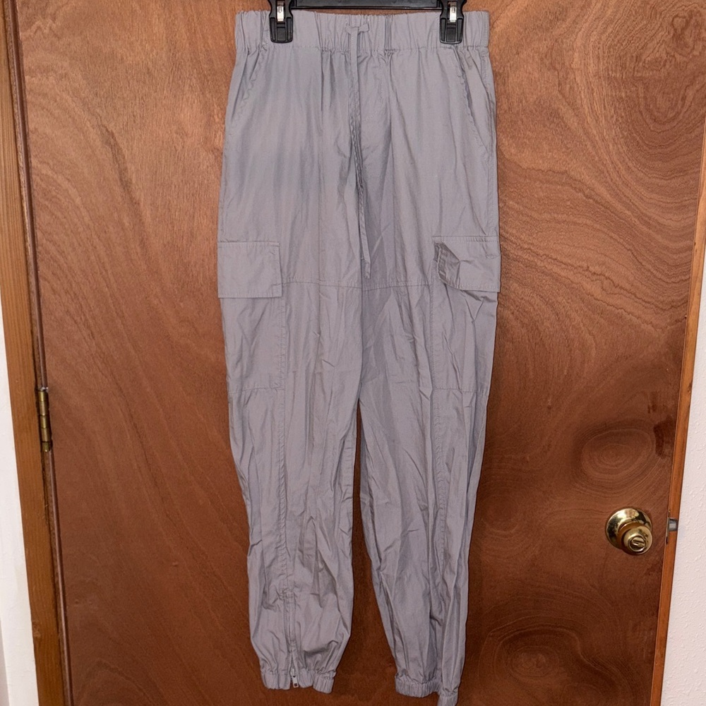 Pink Rose Women's Gray Cargo Pants